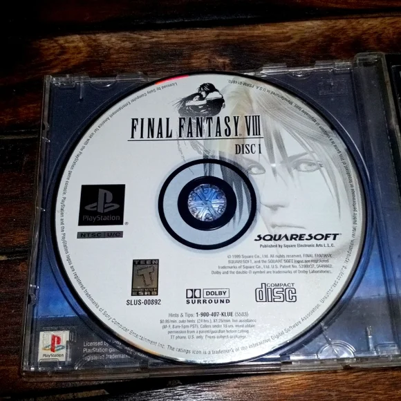 G-16 PS1 BLACK LABEL- FINAL FANTASY VIII GAME